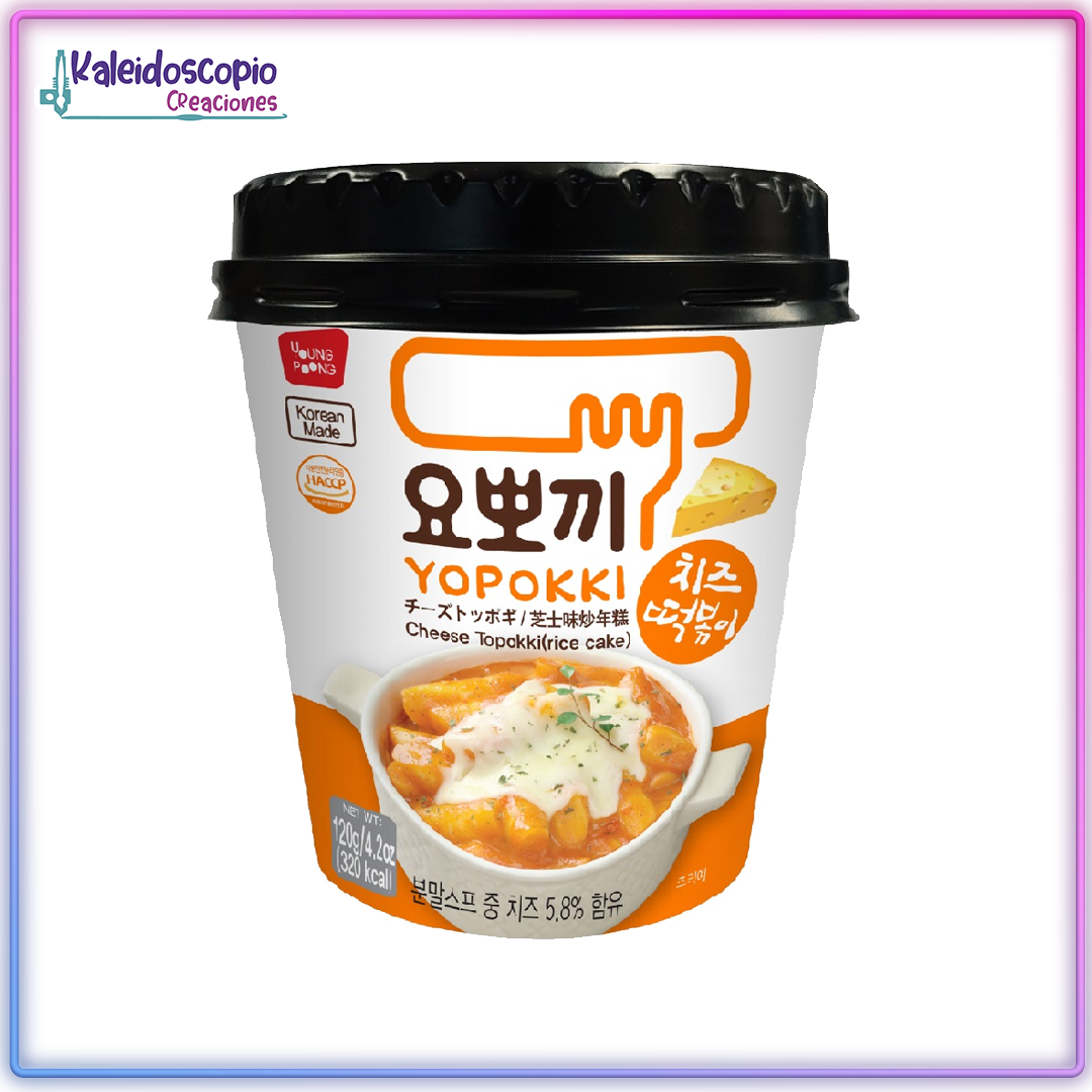 Topokki Cup Sabor Queso, Yopokki