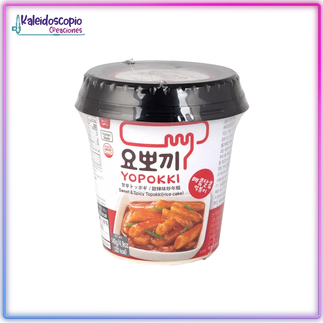 Topokki Cup Sabor Dulce y Picante, Yopokki