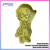 Zenitsu Agatsuma Chibi Cortador para galletas