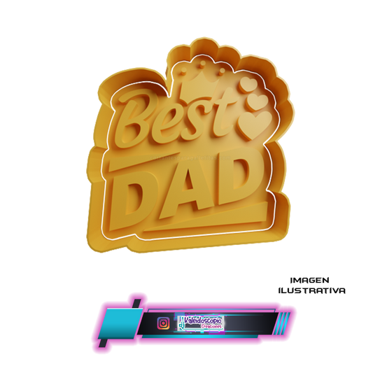 Cortador para galletas Best Dad