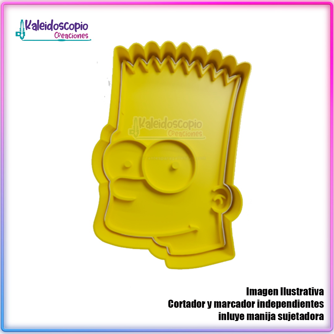 Bart v1 - Cortador para galletas y fondant