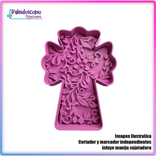 Cruz Florar - Cortador para galletas y fondant