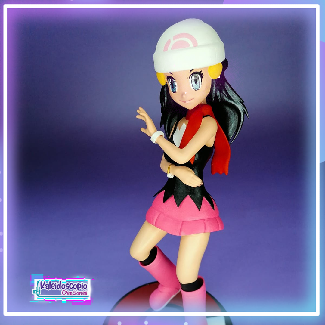 Dawn Entrenadora Pokemon Estatuilla Custom