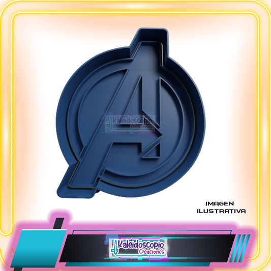 Cortador para galletas Avengers, logo