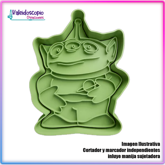 Marcianito v1 - Cortador para galletas y fondant