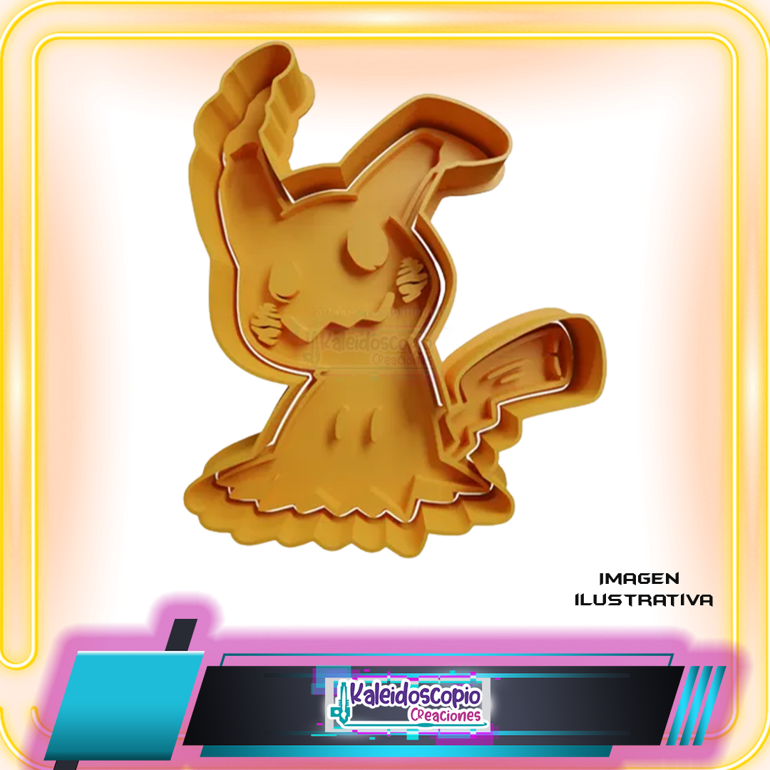 Cortador para galletas Mimikyu, Pokémon