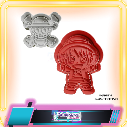 Cortador para galletas One Piece pack 2 piezas