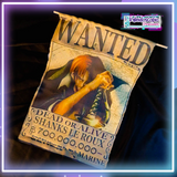 Poster Afiche Shanks Wanted One Piece