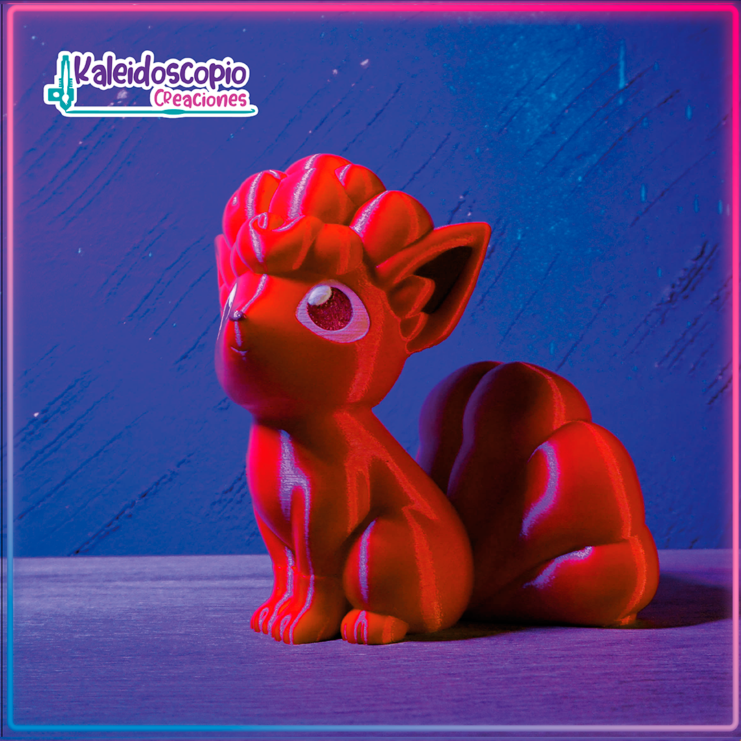 Vulpix red Pack! San Valentin Figura Custom – Kaleidoscopio Creaciones