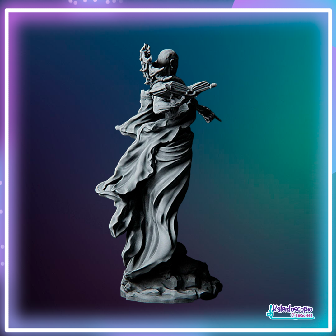 Vecna Nigromante, Miniatura juego de rol. – Kaleidoscopio Creaciones