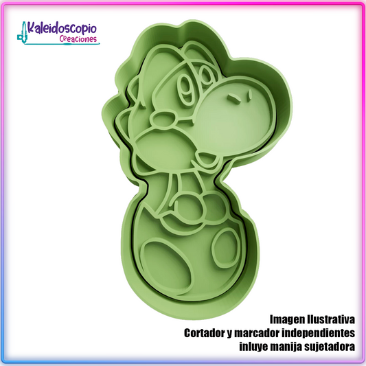 Baby Yoshi - Cortador para galletas y fondant