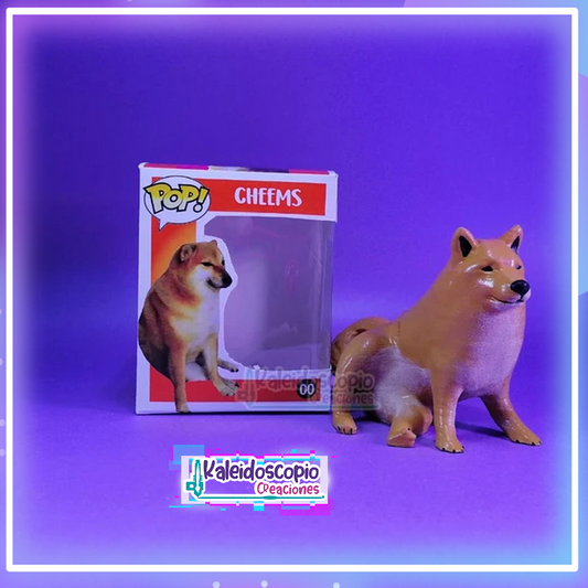 Cheems Dog Meme Figura de Accion Custom