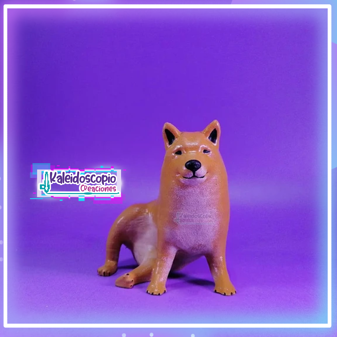 Cheems Dog Meme Figura de Accion Custom