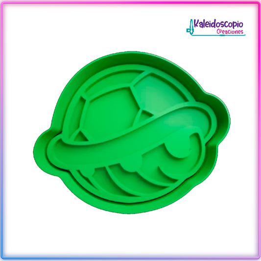 Koopa Troopa Caparazon Cortador para galletas y fondant