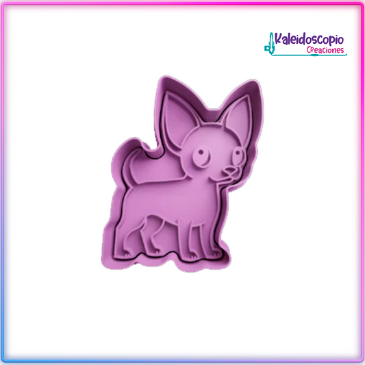 Perrito Chihuahua Cortador para galletas y fondant