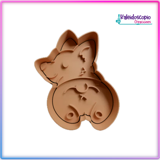 Perrito Corgi Cortador para galletas y fondant