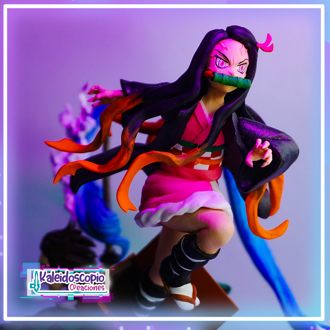 Tanjiro Kamado, Nezuko Kamado - Demon Slayer Coleccionable Custom