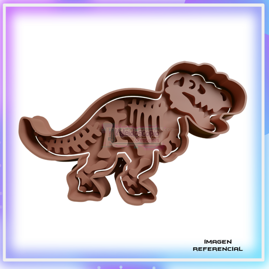 Cortador para galletas T Rex Fosil