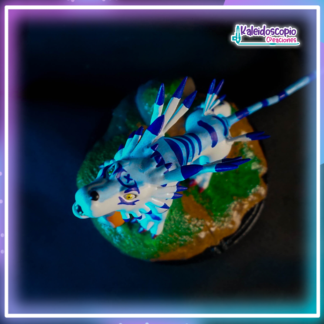 Garurumon & Gabumon diorama Custom