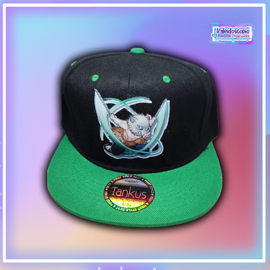 Gorra Snap Back Inosuke, Demon Slayer