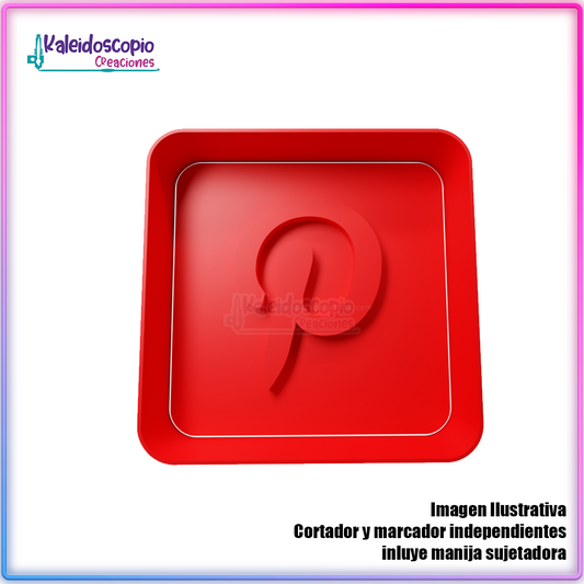 Pinterest logo Cortador para galletas y fondant