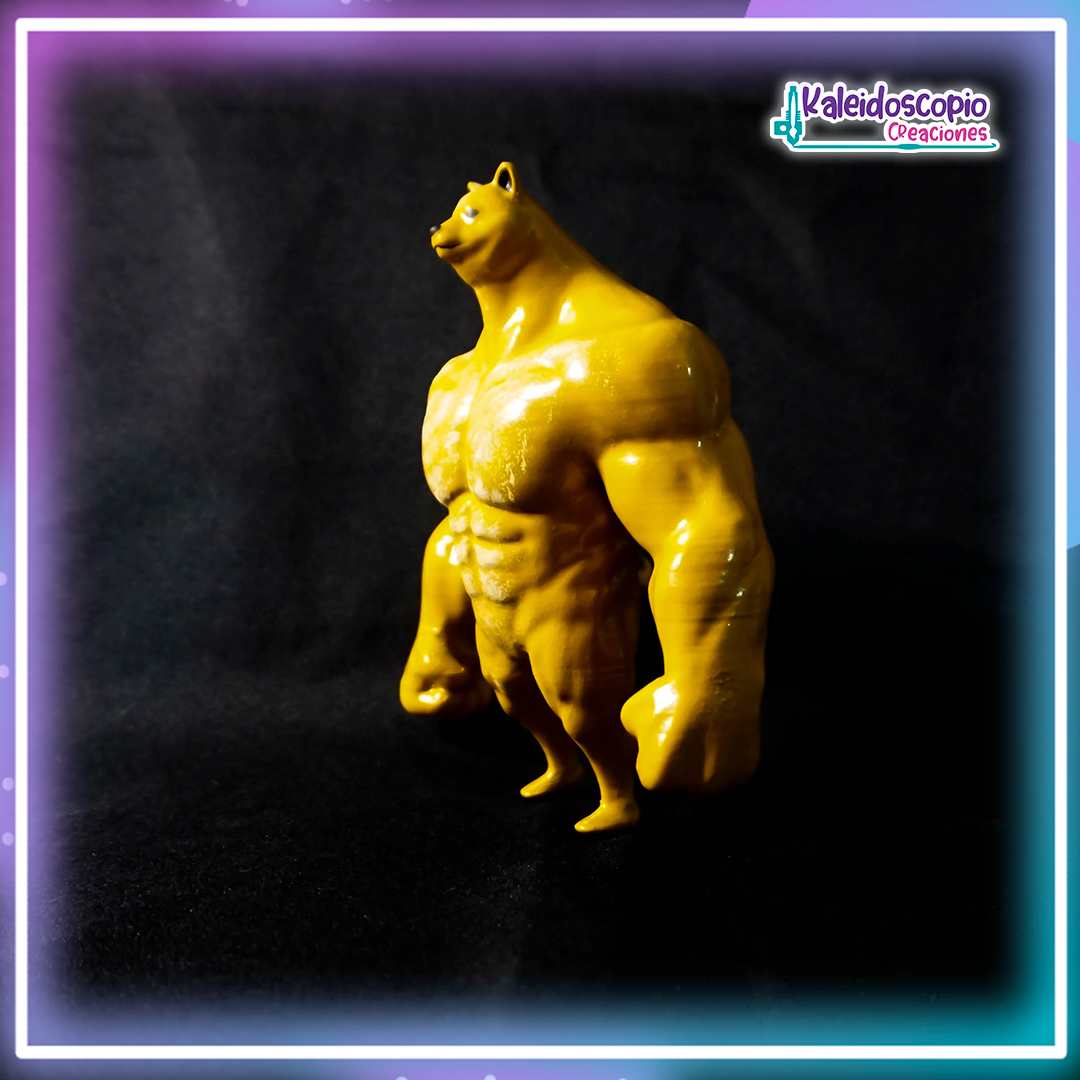 Cheems Musculoso Figura de Accion Custom