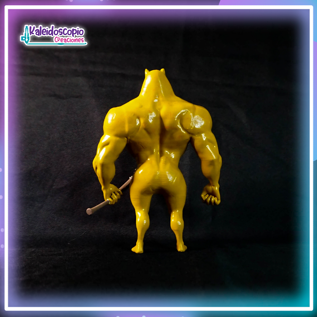 Cheems Musculoso con bat - Figura de Accion Custom – Kaleidoscopio ...