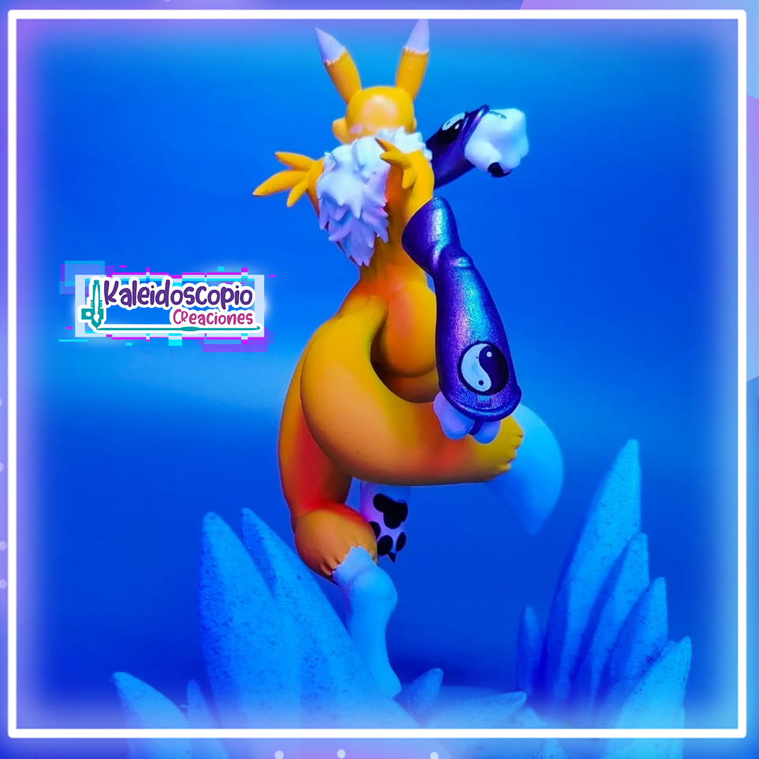 Renamon Custom Digimon Estatuilla