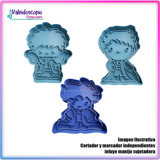 El Principito pack 3 de cortador para galletas y fondant