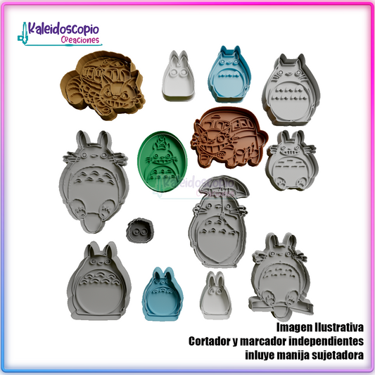 Ghibli pack de cortador para galletas y fondant