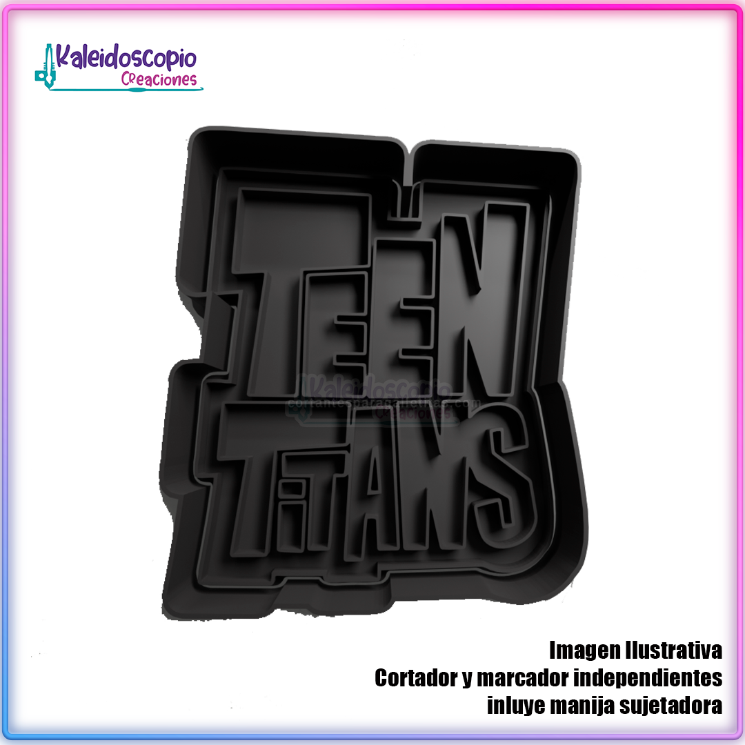 Teen Titans Logo - Cortador para galletas y fondant