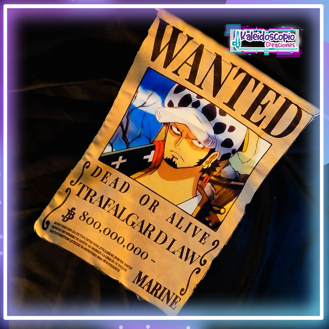 Poster Afiche Trafalgar Wanted One Piece