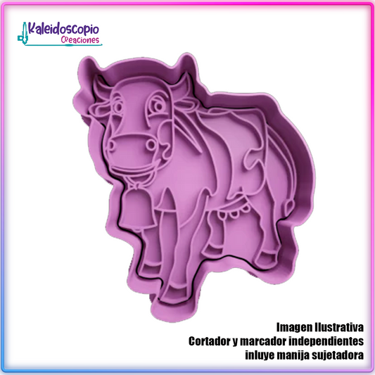 Vaca Lola - Cortador para galletas y fondant