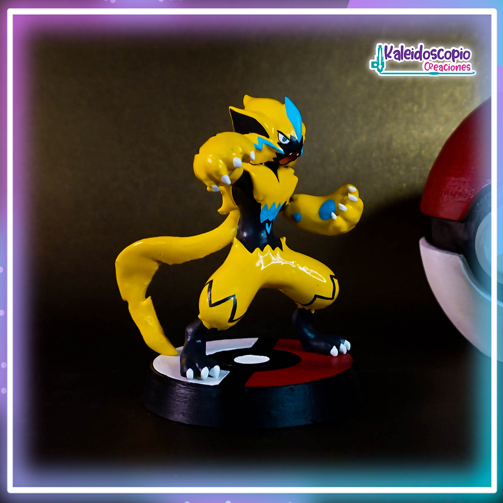 Zeraora - Figura Custom – Kaleidoscopio Creaciones