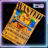 Poster Afiche Zoro Roronoa Wanted One Piece